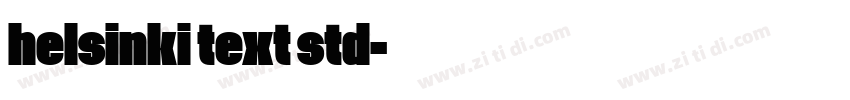helsinki text std字体转换